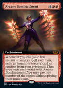 Arcane Bombardment (Extended Art) [Streets of New Capenna] Foil
