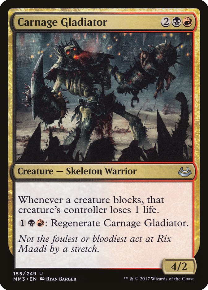 Carnage Gladiator [Modern Masters 2017] Foil