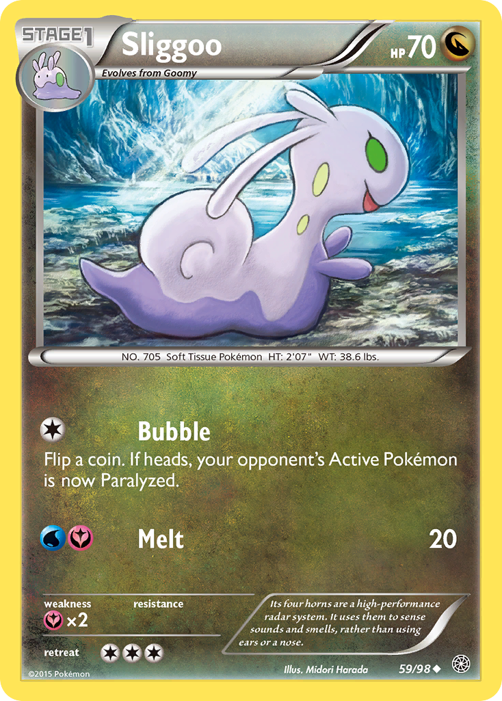 Sliggoo (59/98) [XY: Ancient Origins] Reverse Holofoil
