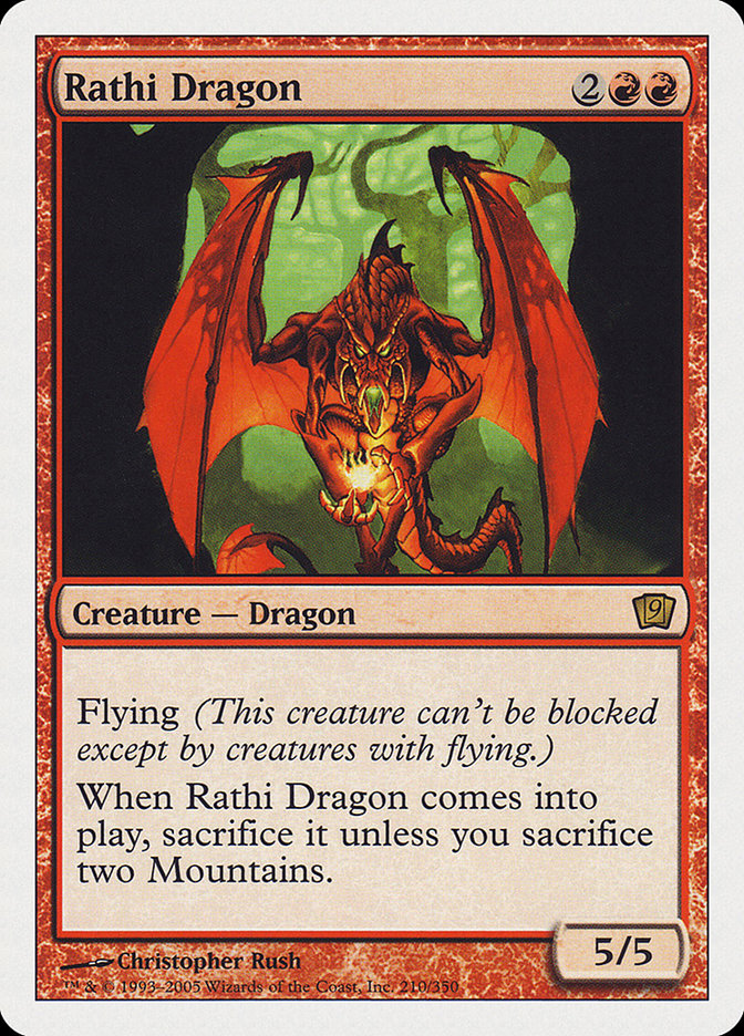 Rathi Dragon [Ninth Edition] Foil