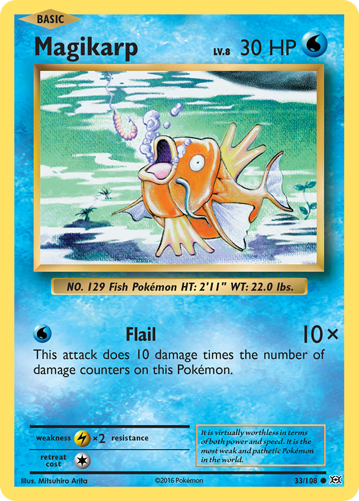 Magikarp (33/108) [XY: Evolutions] Reverse Holofoil