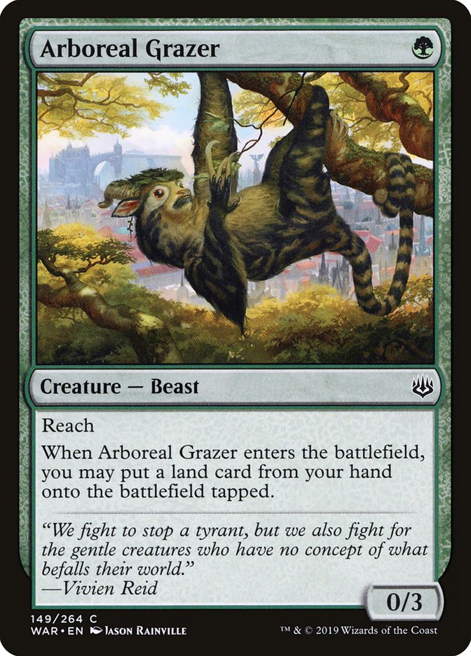 Arboreal Grazer [War of the Spark] Foil