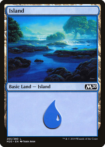 Island (265) [Core Set 2020] Foil