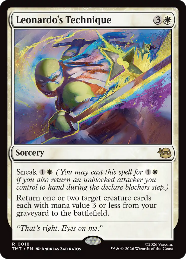Leonardo's Technique [Teenage Mutant Ninja Turtles] Foil