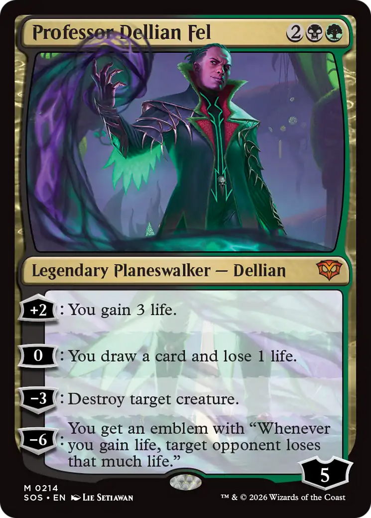 Professor Dellian Fel [Secrets of Strixhaven] Foil