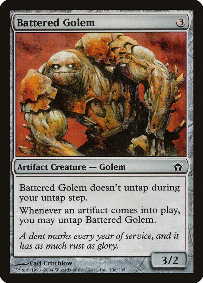 Battered Golem [Fifth Dawn] Foil