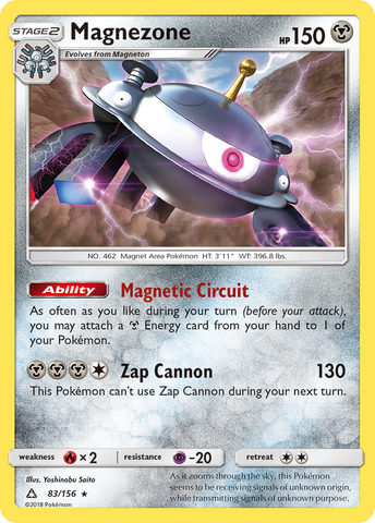 Magnezone (83/156) [Sun & Moon: Ultra Prism] Reverse Holofoil