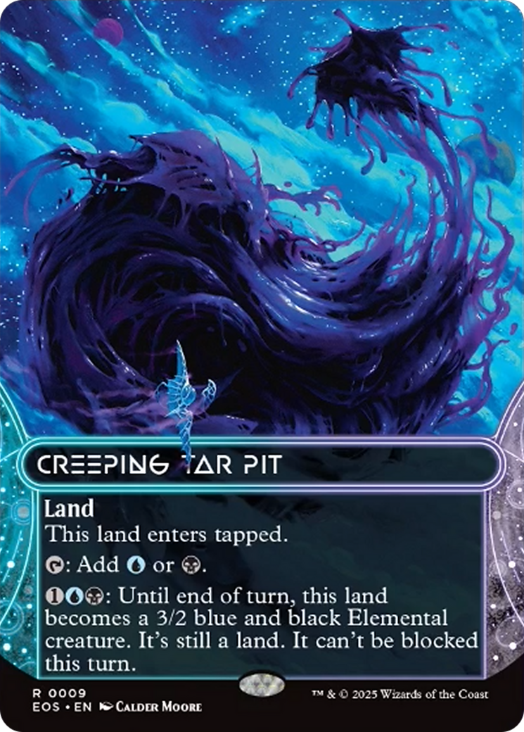 Creeping Tar Pit (0009) (Bordelress) [Edge of Eternities: Stellar Sights] Foil