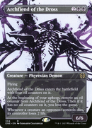 Archfiend of the Dross (Borderless Ichor) [Phyrexia: All Will Be One] Foil