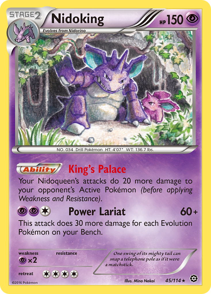 Nidoking (45/114) [XY: Steam Siege] Reverse Holofoil