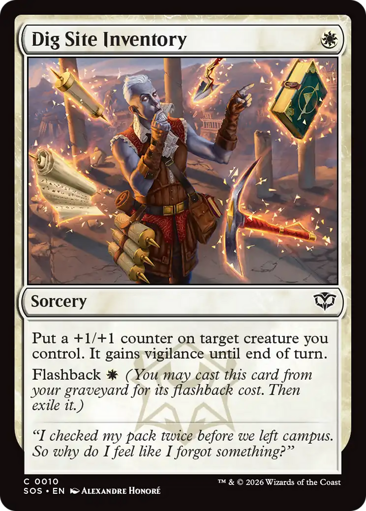 Dig Site Inventory [Secrets of Strixhaven] Foil