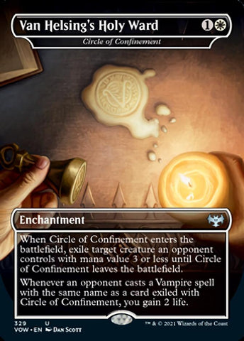 Circle of Confinement - Van Helsing's Holy Ward [Innistrad: Crimson Vow] Foil