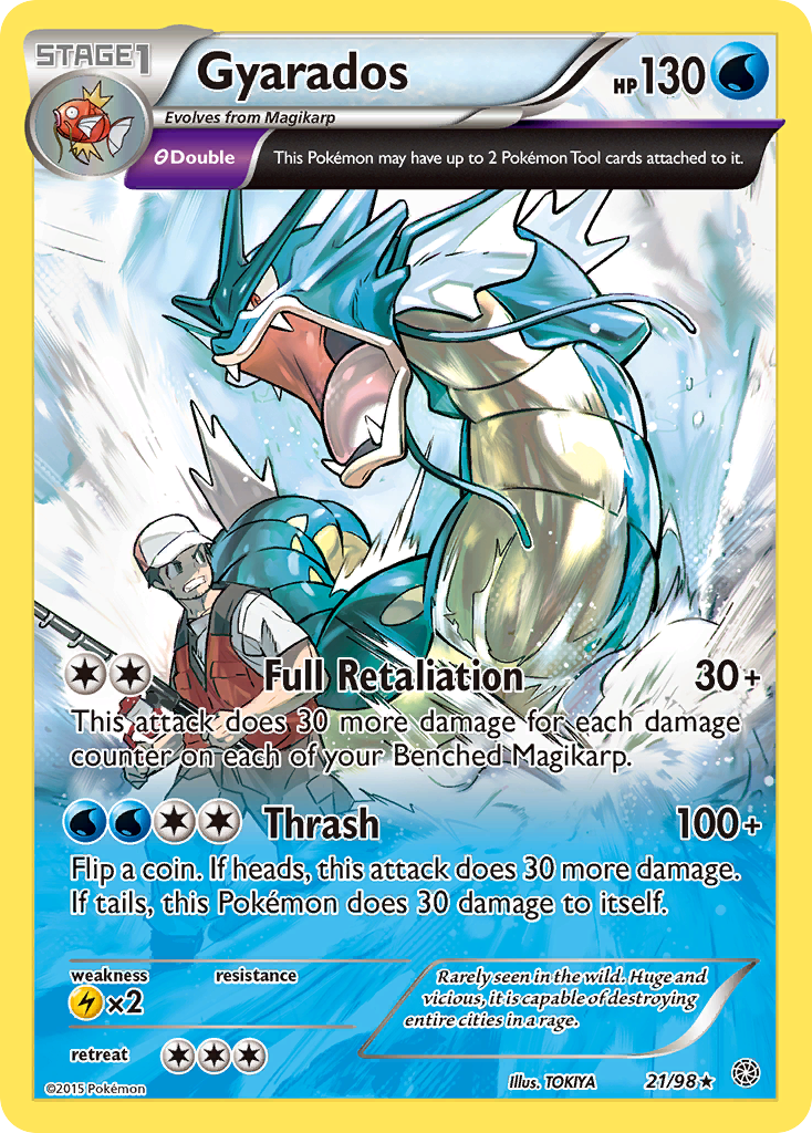 Gyarados (21/98) [XY: Ancient Origins] Reverse Holofoil