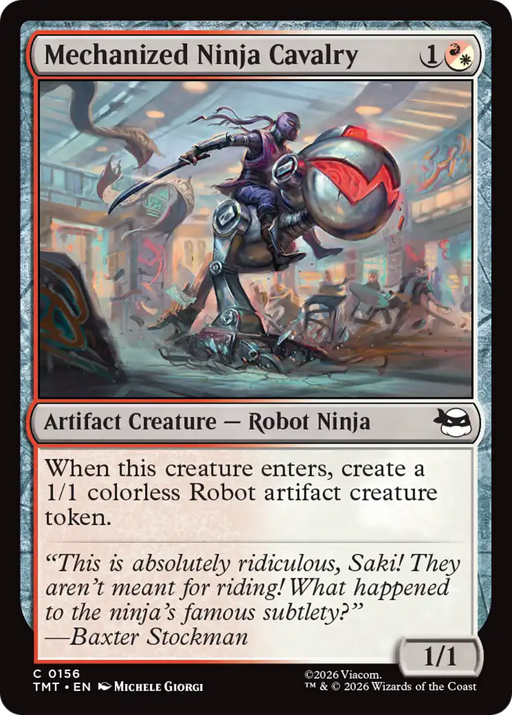 Mechanized Ninja Cavalry [Teenage Mutant Ninja Turtles] Foil