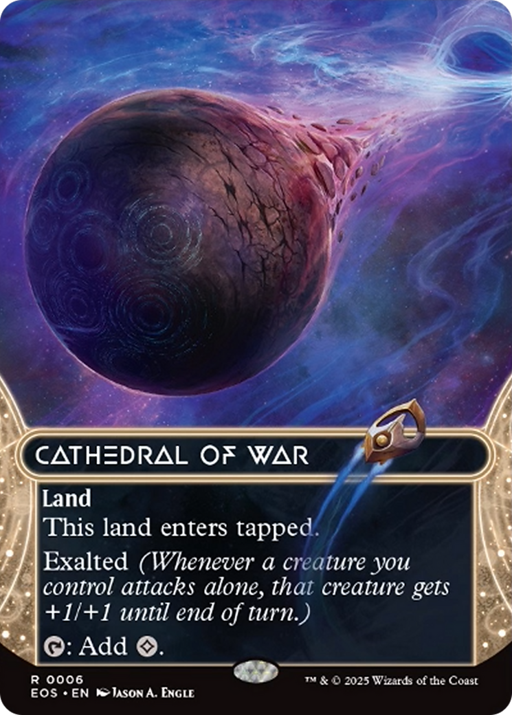 Cathedral of War (0006) (Borderless) [Edge of Eternities: Stellar Sights] Foil