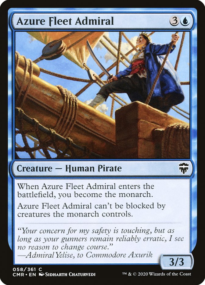 Azure Fleet Admiral [Commander Legends] Foil