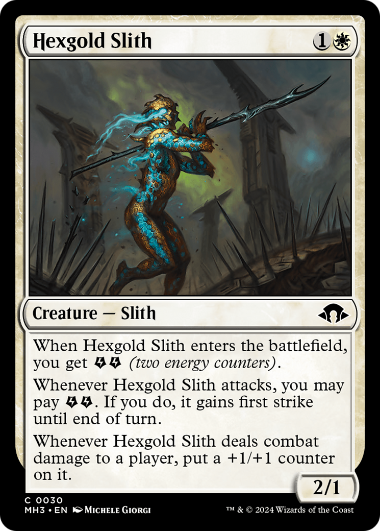Hexgold Slith [Modern Horizons 3] Foil
