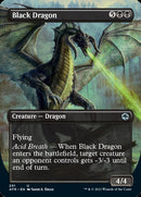 Black Dragon (Borderless Alternate Art) [Dungeons & Dragons: Adventures in the Forgotten Realms] Foil