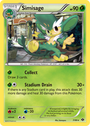 Simisage (7/99) [Black & White: Next Destinies] Reverse Holofoil
