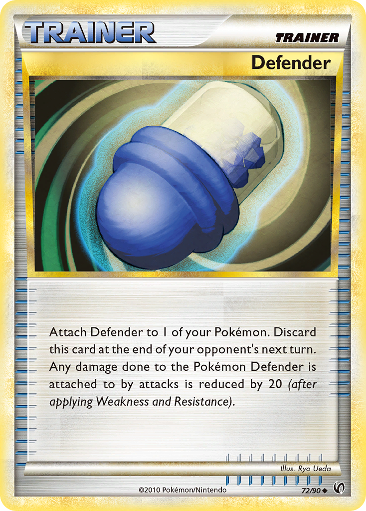 Defender (72/90) [HeartGold & SoulSilver: Undaunted] Reverse Holofoil