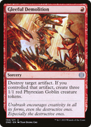 Gleeful Demolition [Phyrexia: All Will Be One] Foil