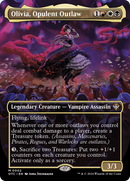 Olivia, Opulent Outlaw (Borderless) [Outlaws of Thunder Junction Commander] Foil
