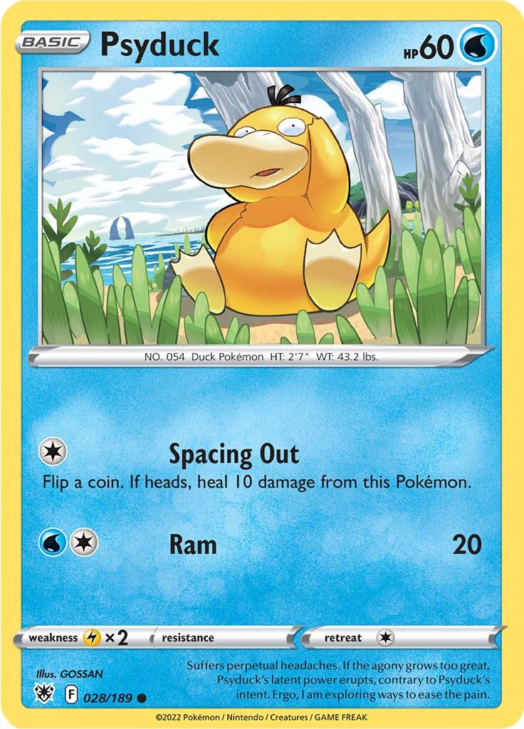 Psyduck (028/189) [Sword & Shield: Astral Radiance] Reverse Holofoil