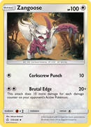 Zangoose (173/236) [Sun & Moon: Cosmic Eclipse] Reverse Holofoil