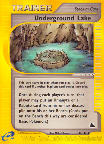 Underground Lake (141/144) [Skyridge] Reverse Holofoil