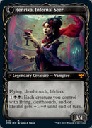 Henrika Domnathi // Henrika, Infernal Seer (Showcase Fang Frame) [Innistrad: Crimson Vow] Foil