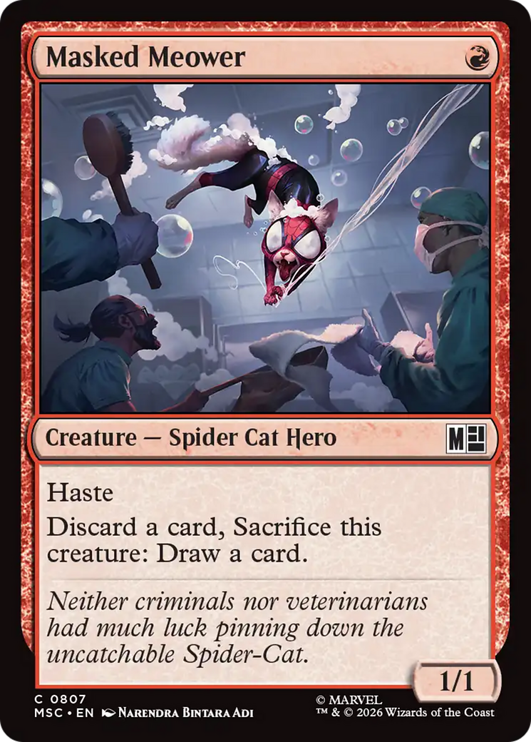 Masked Meower [Marvel Super Heroes Commander] Foil