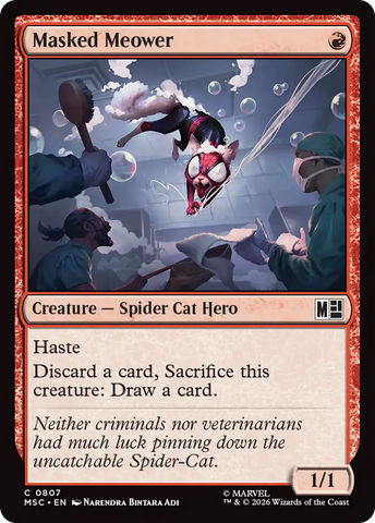 Masked Meower [Marvel Super Heroes Commander] Foil