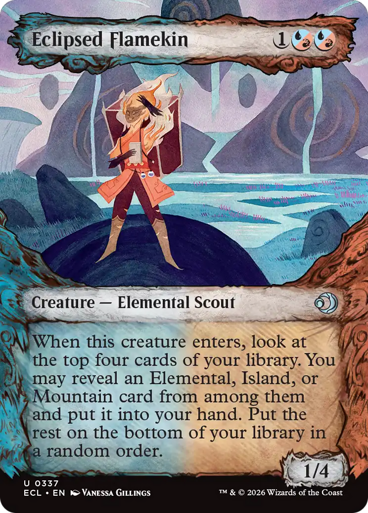 Eclipsed Flamekin (Showcase) [Lorwyn Eclipsed] Foil