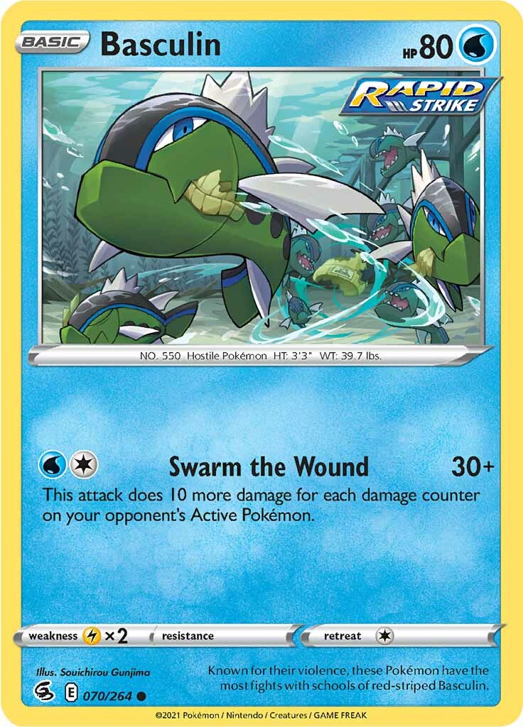 Basculin (070/264) [Sword & Shield: Fusion Strike] Reverse Holofoil
