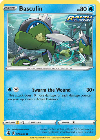 Basculin (070/264) [Sword & Shield: Fusion Strike] Reverse Holofoil