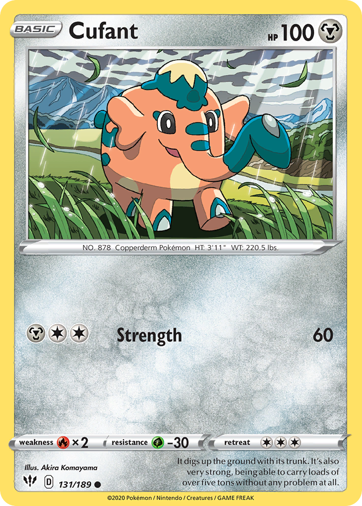 Cufant (131/189) [Sword & Shield: Darkness Ablaze] Reverse Holofoil