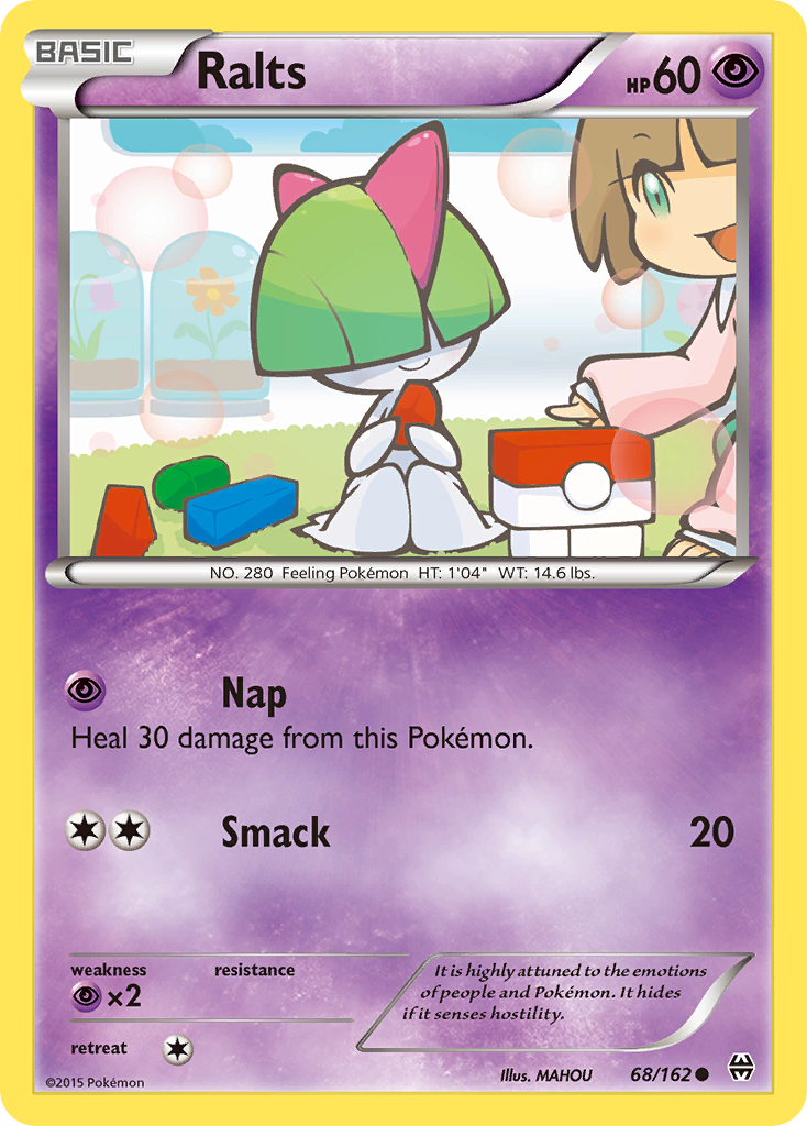 Ralts (68/162) [XY: BREAKthrough] Reverse Holofoil