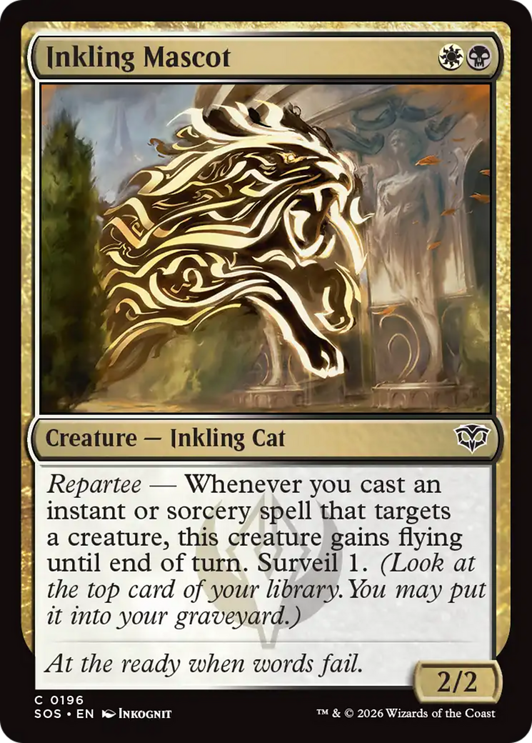 Inkling Mascot [Secrets of Strixhaven] Foil