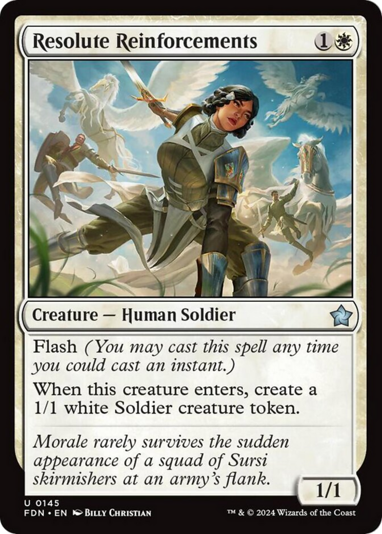 Resolute Reinforcements [Foundations] Foil