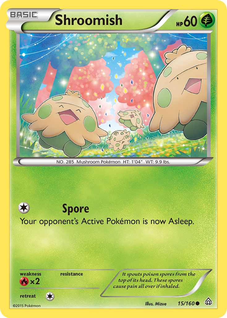 Shroomish (15/160) [XY: Primal Clash] Reverse Holofoil
