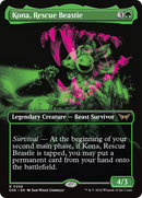 Kona, Rescue Beastie (Showcase) [Duskmourn: House of Horror] Foil