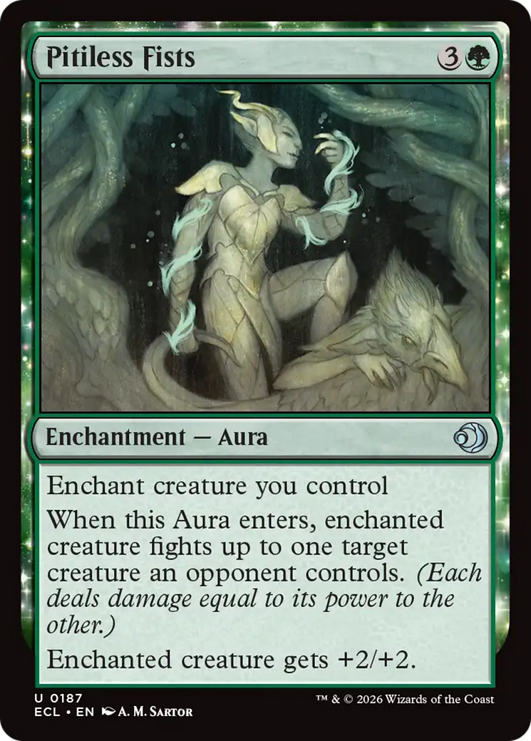 Pitiless Fists [Lorwyn Eclipsed] Foil