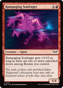 Rampaging Soulrager [Duskmourn: House of Horror] Foil