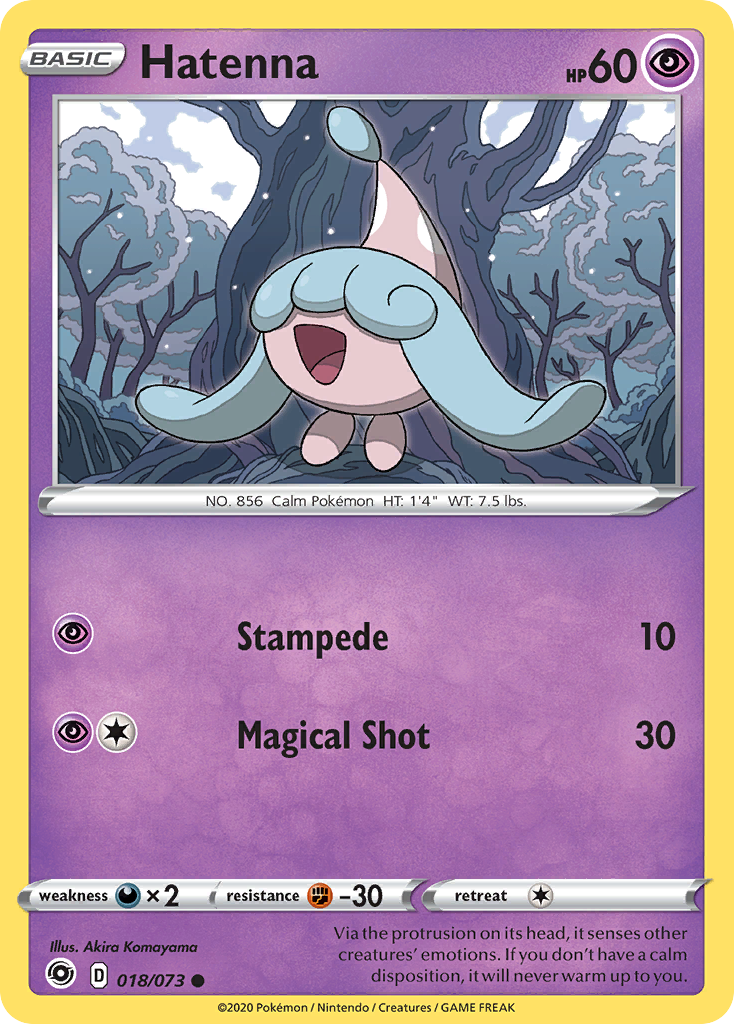 Hatenna (018/073) [Sword & Shield: Champion's Path] Reverse Holofoil