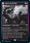 Curse of Leeches // Leeching Lurker [Innistrad: Double Feature] Foil