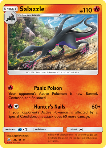 Salazzle (26/156) [Sun & Moon: Ultra Prism] Reverse Holofoil