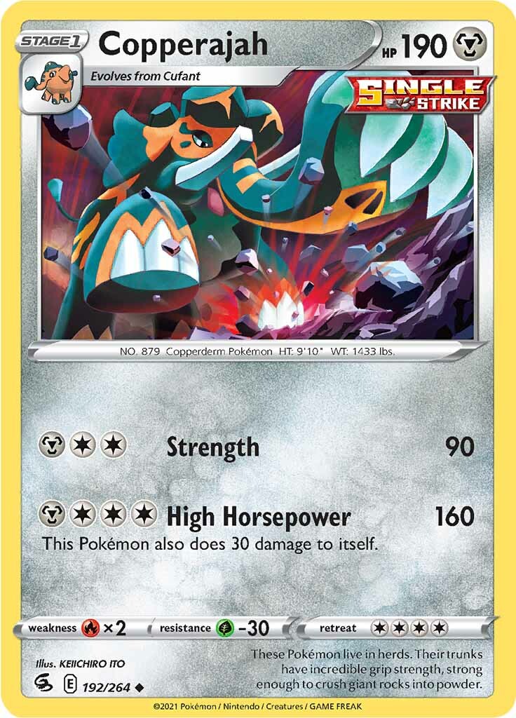 Copperajah (192/264) [Sword & Shield: Fusion Strike] Reverse Holofoil
