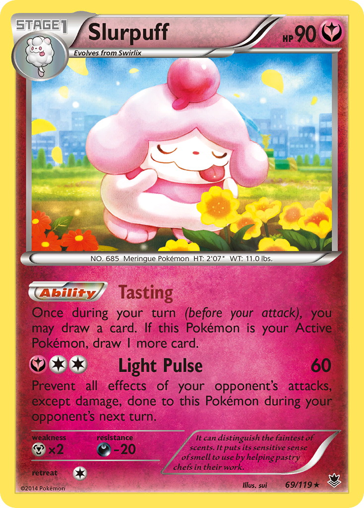 Slurpuff (69/119) [XY: Phantom Forces] Reverse Holofoil