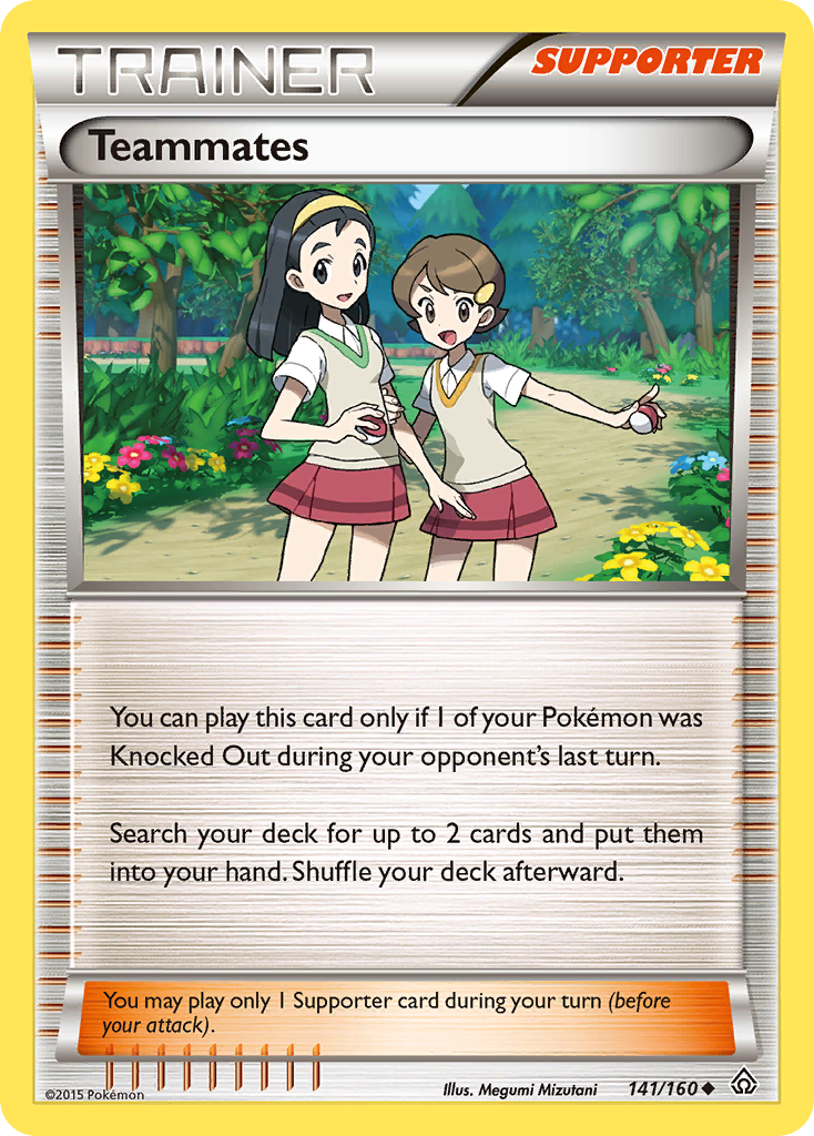 Teammates (141/160) [XY: Primal Clash] Reverse Holofoil