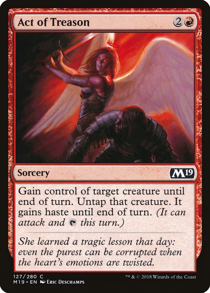 Act of Treason [Core Set 2019] Foil